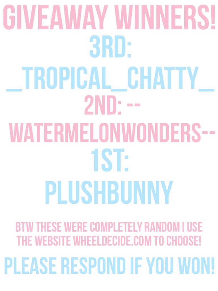 @_Tropical_Chatty_ @--WatermelonWonders-- @PlushBunny