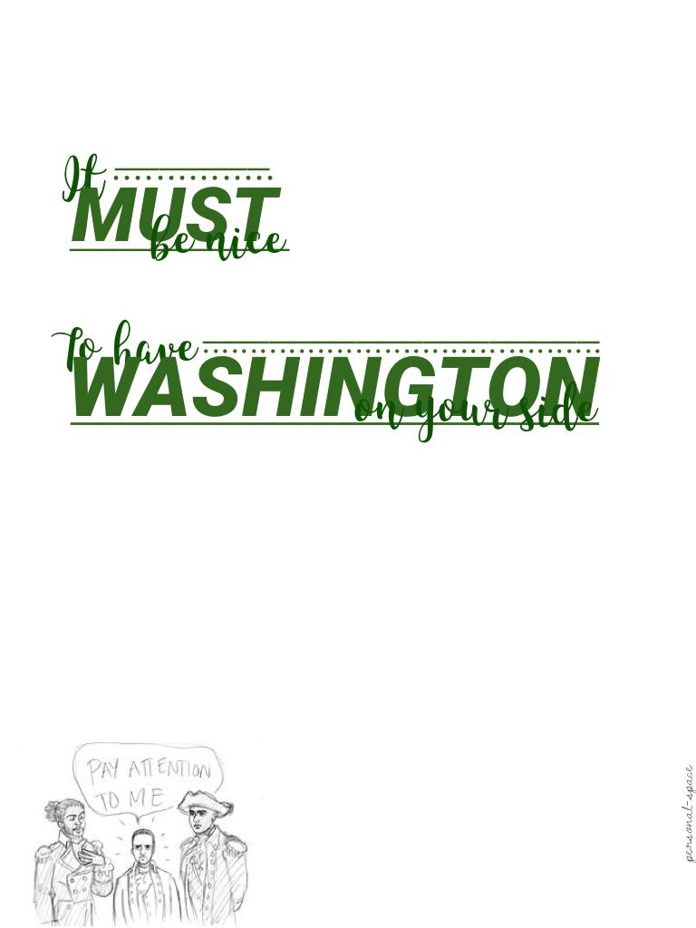 Washington On Your Side is such a gooooood song