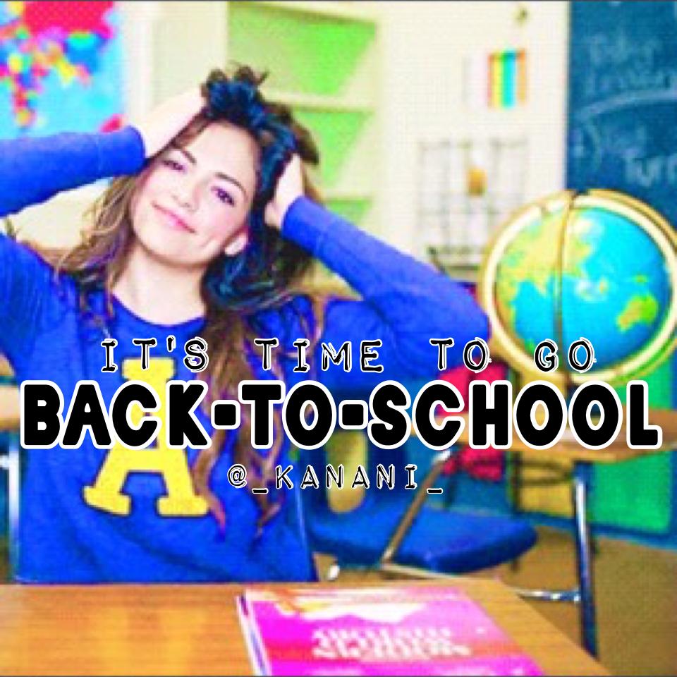 I'm going back to school today!!😁😝