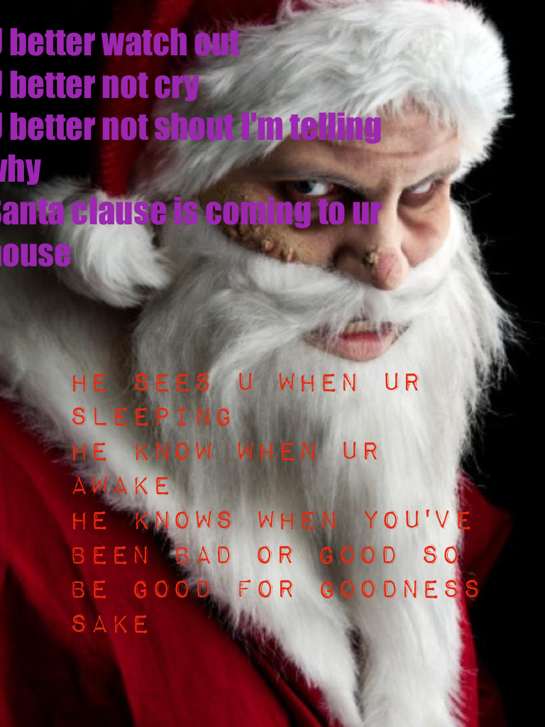 The scariest Santa song ever