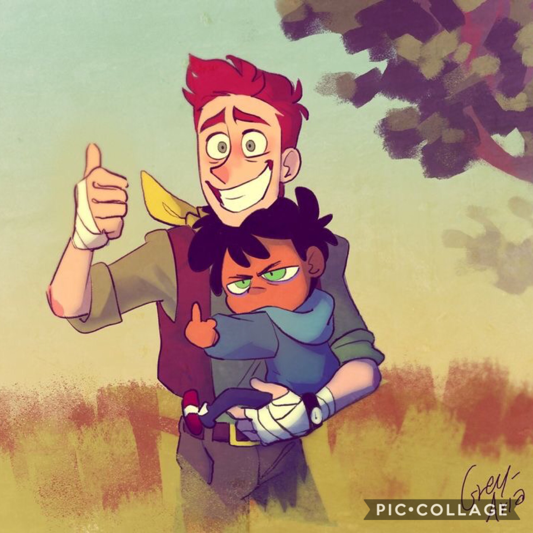 i really want to post but idk what to post lol there’s like nothing in my camera roll and i can’t think of anything interesting to say oops

so anyway ig just enjoy this art of max and david lol (not my art)