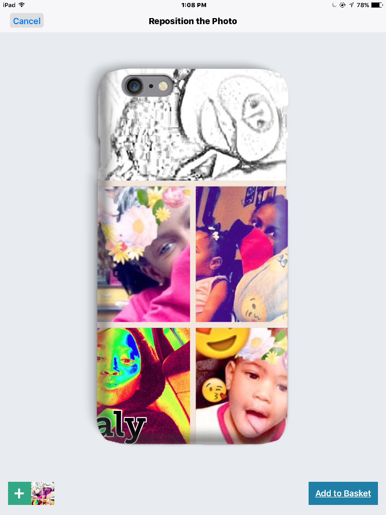 I made my own phone case on pic collage 
