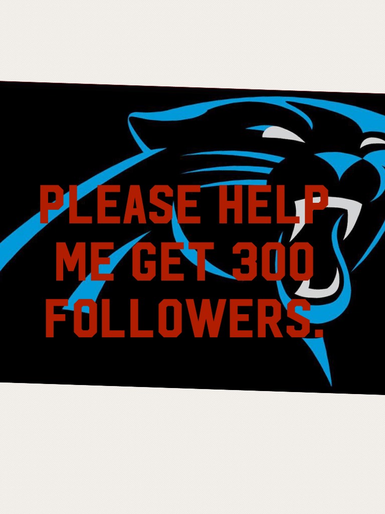 Please help me get 300 followers.