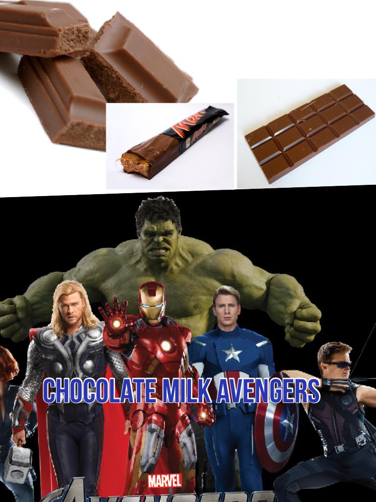Chocolate milk Avengers 