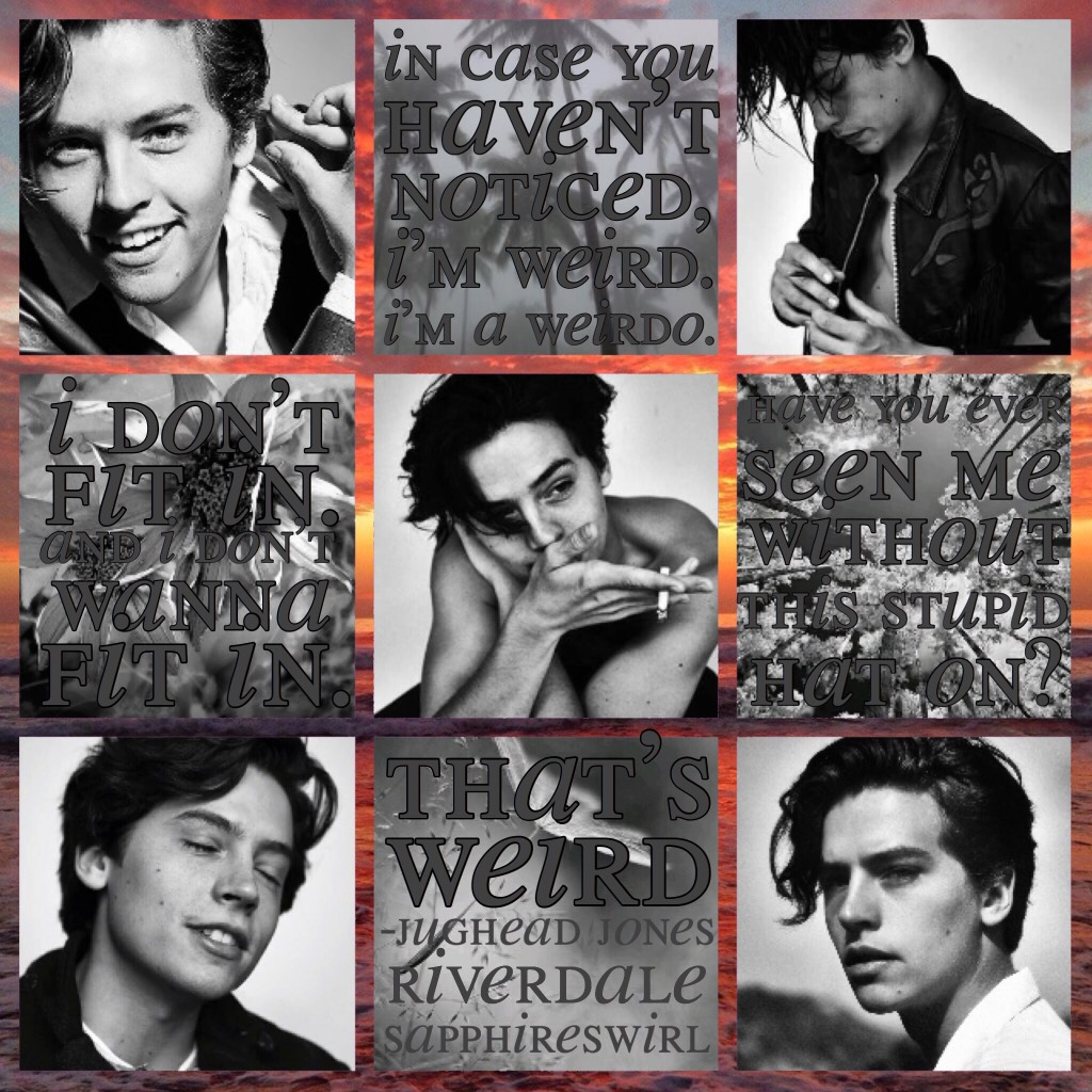 TAP

ANOTHER JUGGY EDIT BECAUSE HES AMAZING 

QOTD: favorite riverdale character?
AOTD: Jughead, duh