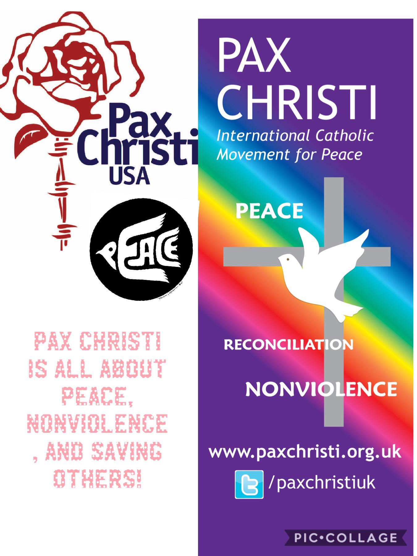 Pax Christi! Visit their site!