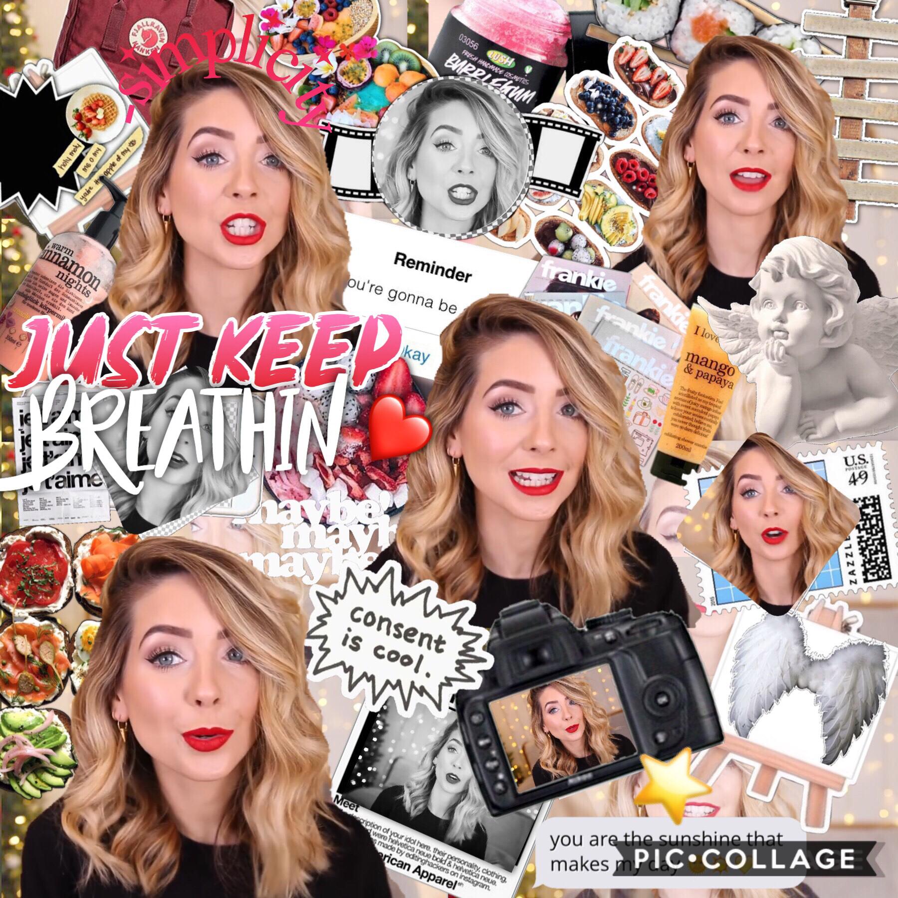 TAP
I’m gonna delete the first edit I of laurdiy cause idk I just feel like it. I really liked the second laurdiy edit but I’m not so sure about this zoella one🤔 and also I’m going on vacation tomorrow so I might be inactive. 
QOTD: Favorite youtuber
AOTD