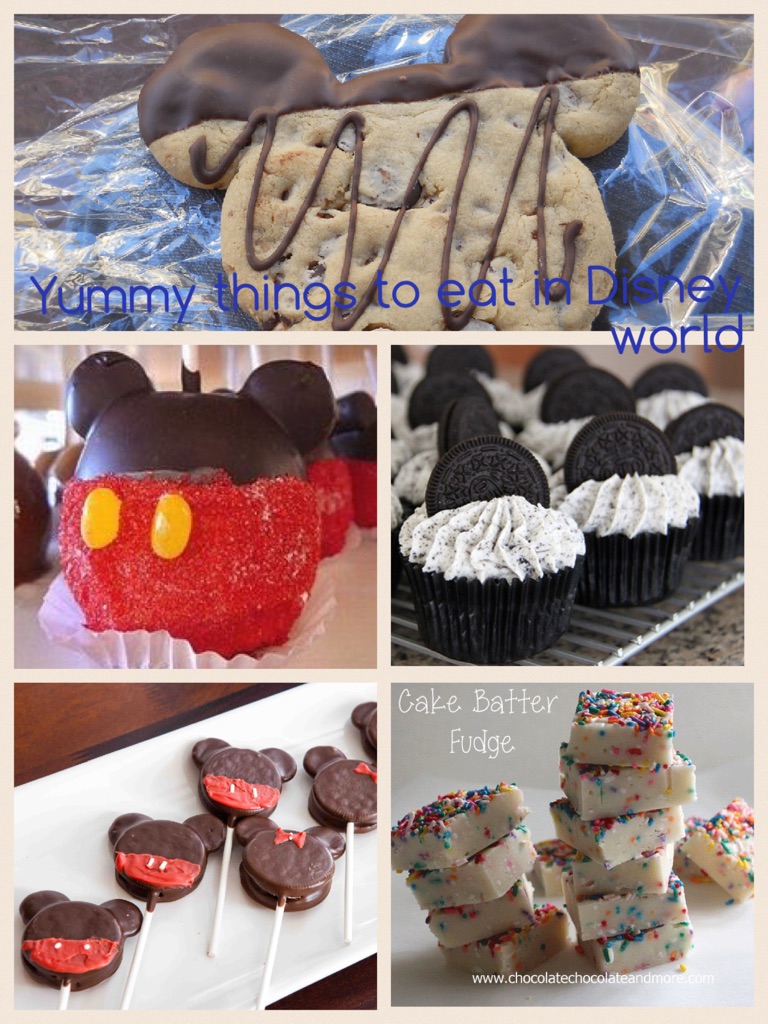 Yummy things to eat in Disney world 