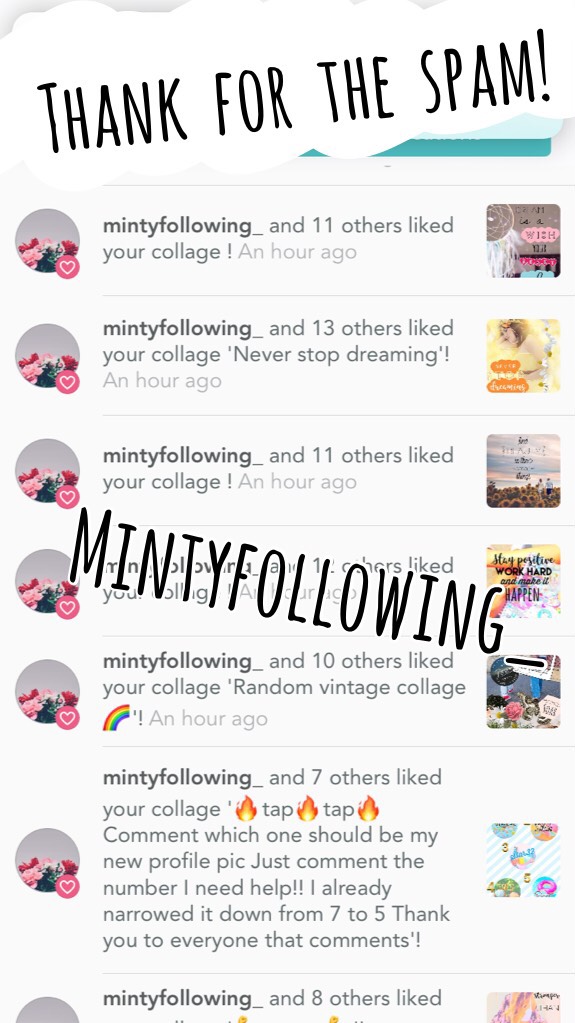 💖tap💖
Thx for the spam Mintyfollowing_