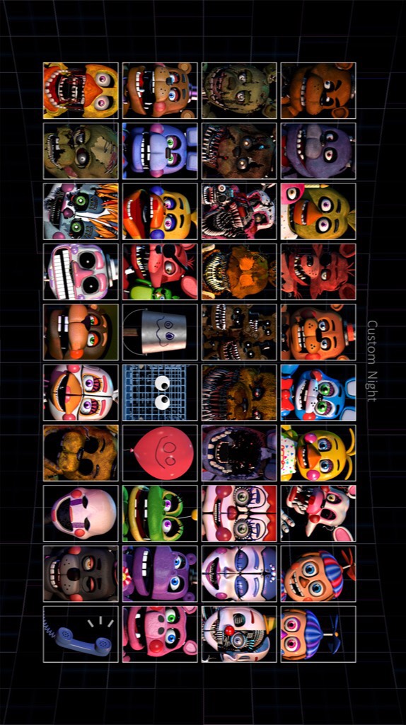 Withered Bonnie and Withered Chica were added to the teaser! Adventure Endo and Candy Cadet were replaced. (This is on Scottgames.com)