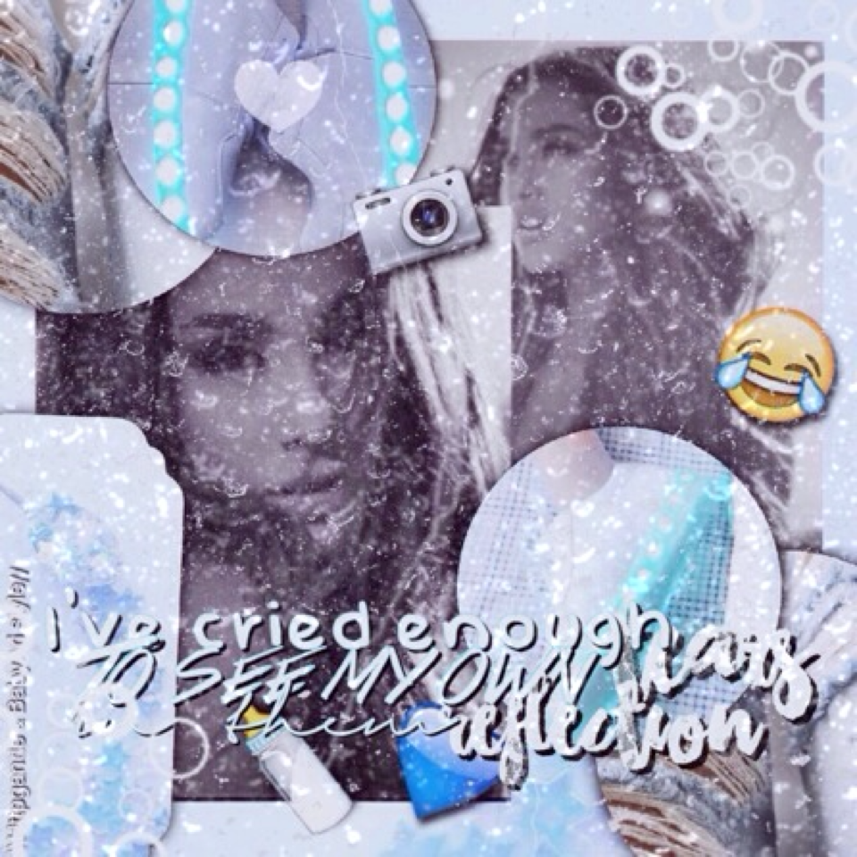 Collab with...oh is it moonlightrised?😂😂😂no it's BabyAri(right?)😂😂MY QUEEN SLAYS YASSS😂💙she was heartbroken(find more details on her page)so we made this!💭hope u enjoy my theme babies!💙
