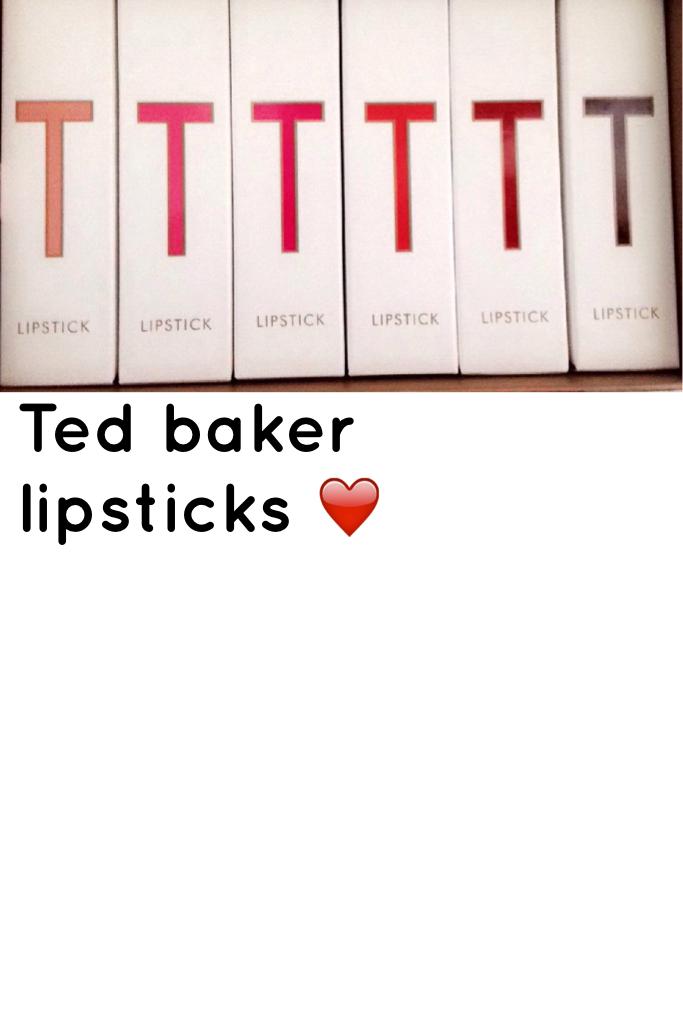 Ted baker lipsticks ❤️️