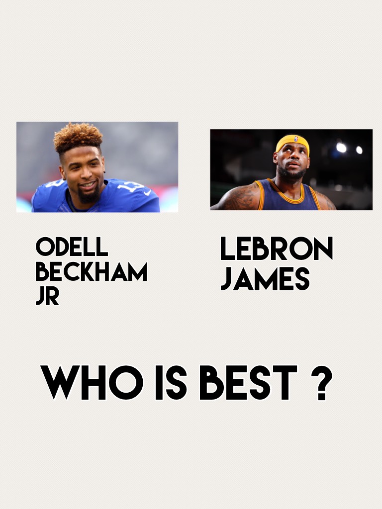 Who is best 