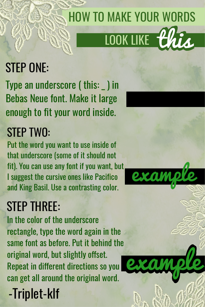 Hope this helps! Please give credit if you use this! 🌿 Let me know if you have any questions. ✨