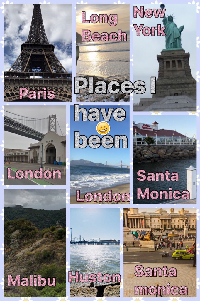 Places I have been!!
