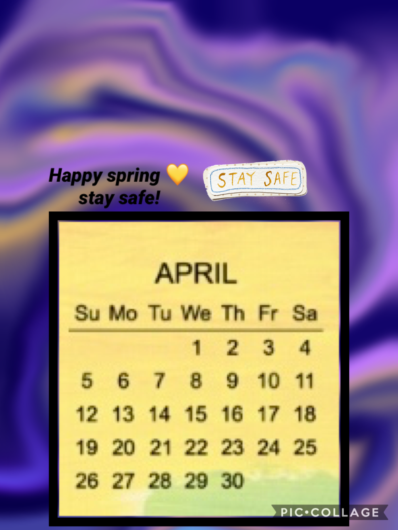 Happy spring! New background for April! ❤️🧡💛💚💙💜
