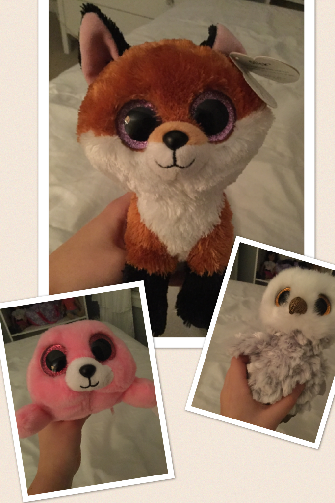 My 3 newest stuffies!