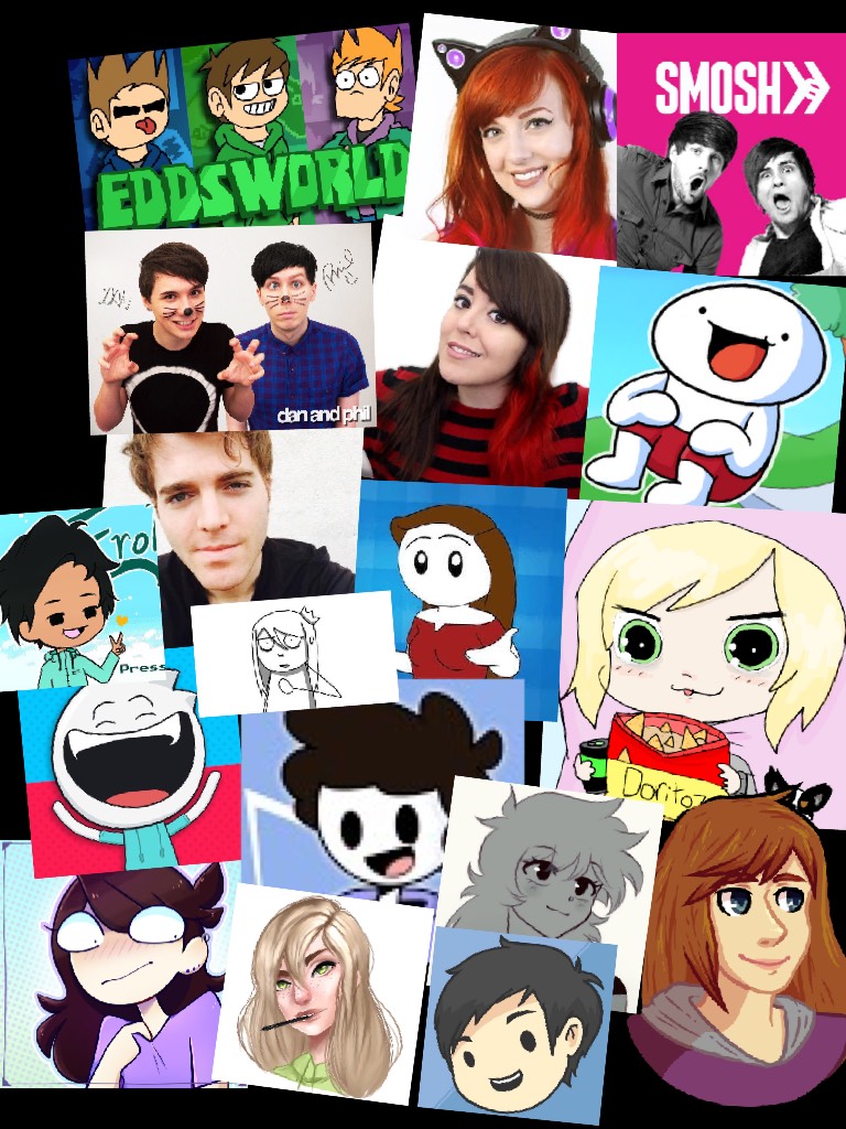 Some of my favorite youtubers... (yes there is more)