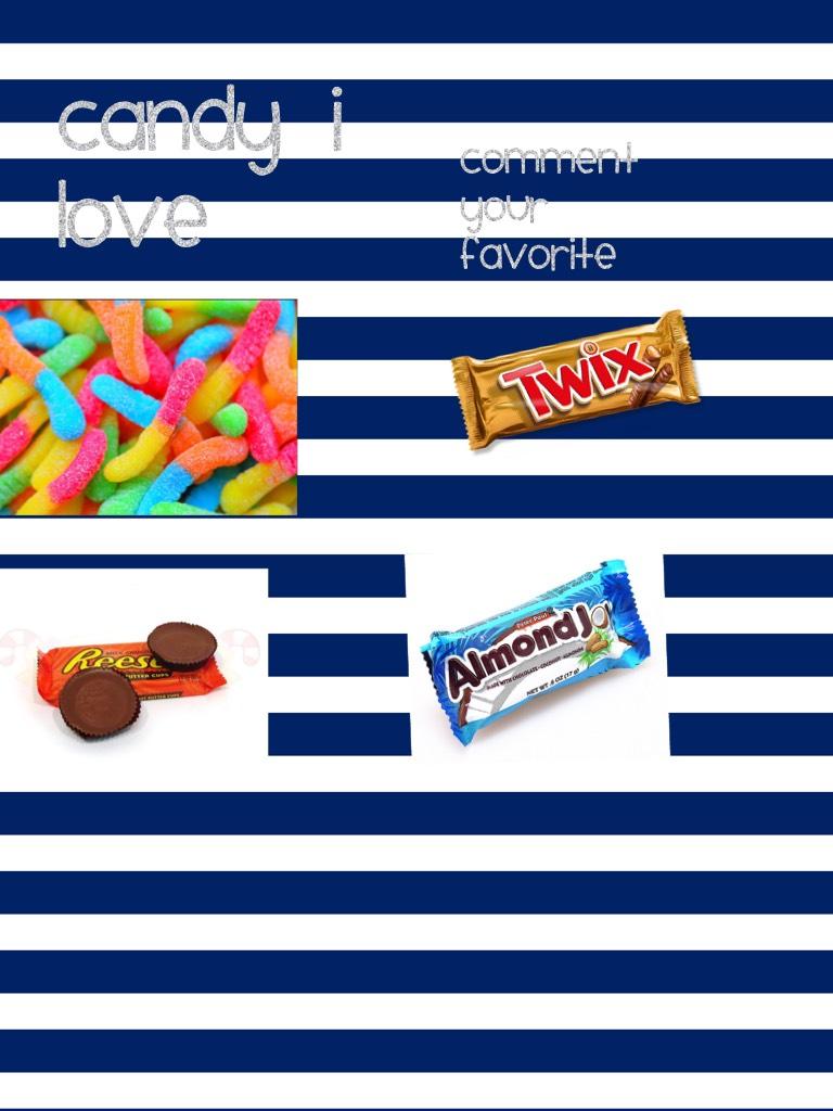 Pls like and follow me comment your favorite candy 
