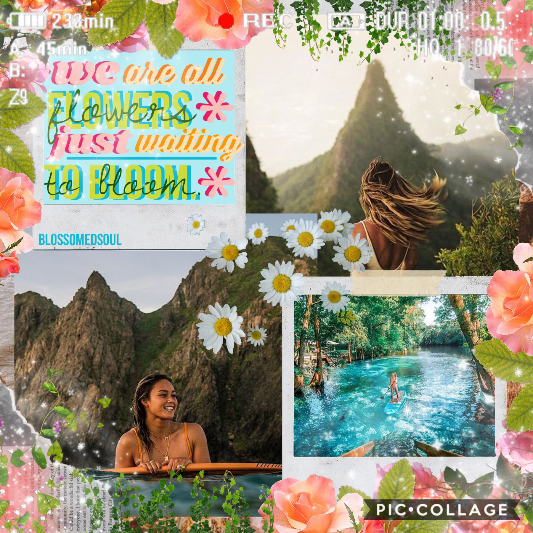 [ t a p ] 

oof this collage is kinda dark for my taste, what do you think? 💘🌿 soo excited that it’s the weekend and spring break is next week! 🤩✨  qotd: when’s your spring break? ❤️ 
