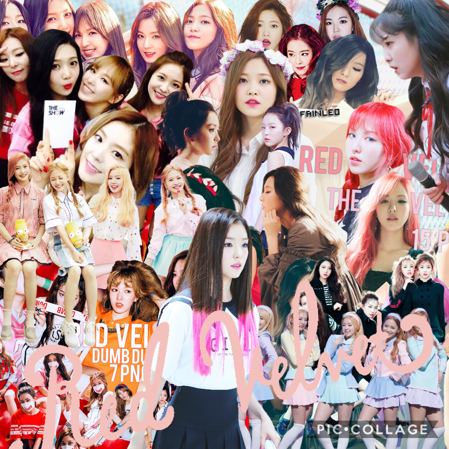 A red velvet collage~ hope that nothing goes wrong..