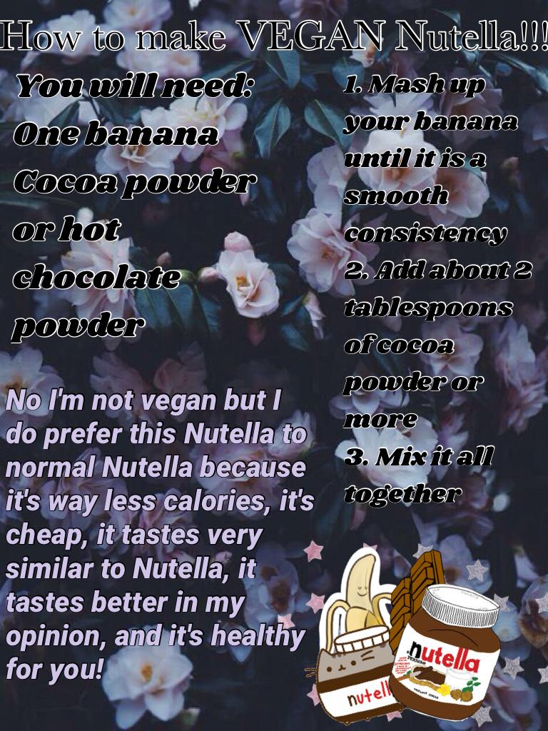 How to make VEGAN Nutella!!!