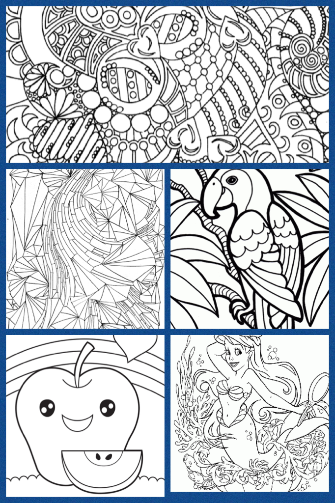Colouring pages