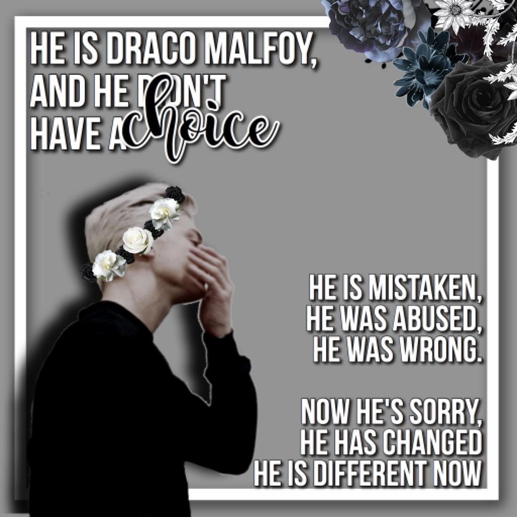 """ tap yas mah pineapples """
... yas the flower crown whoop ...
,,, these are my thought on Draco, if you disagree please don't argue in the comments or anything. Different views are great but arguing? Not so much ,,,