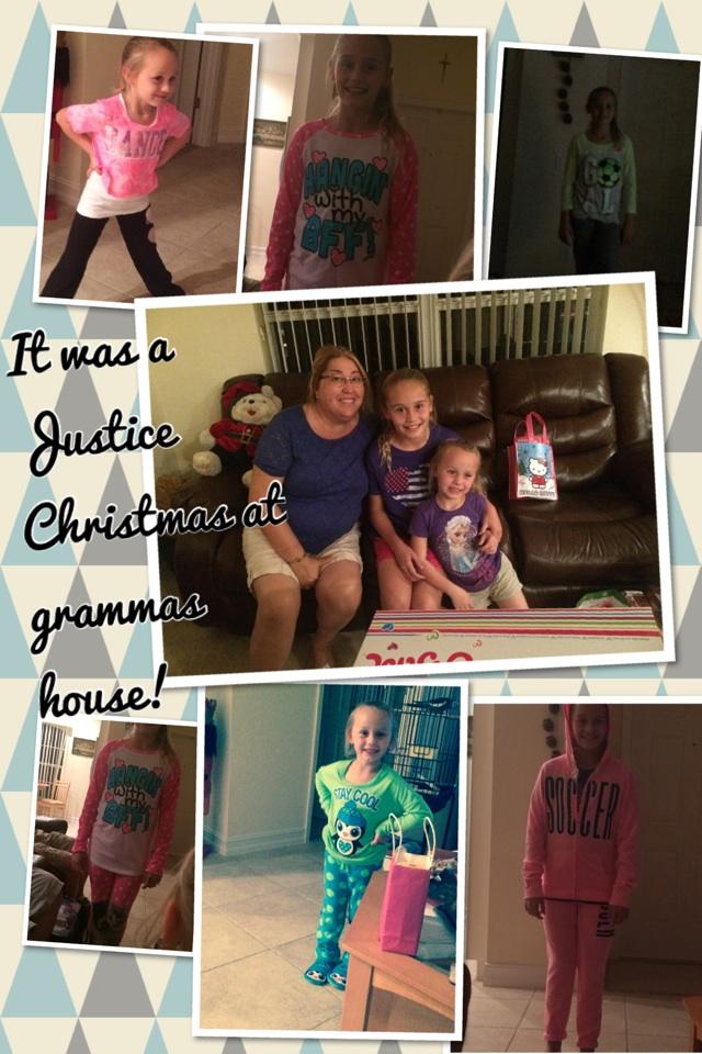 It was a Justice Christmas at grammas house! 