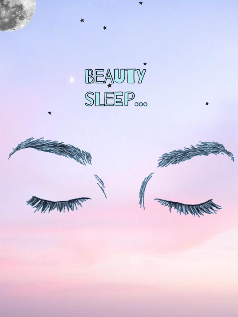 Beauty sleep... >~<