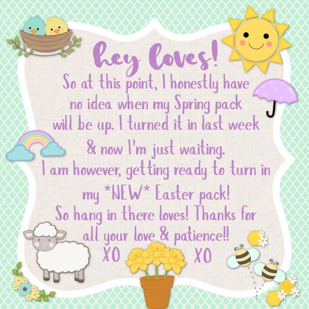 I hope you'll still want my Spring & Easter packs when they go live!!
💗🐰☀️