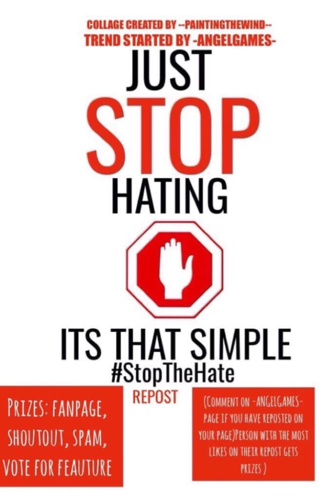 #StopTheHate
