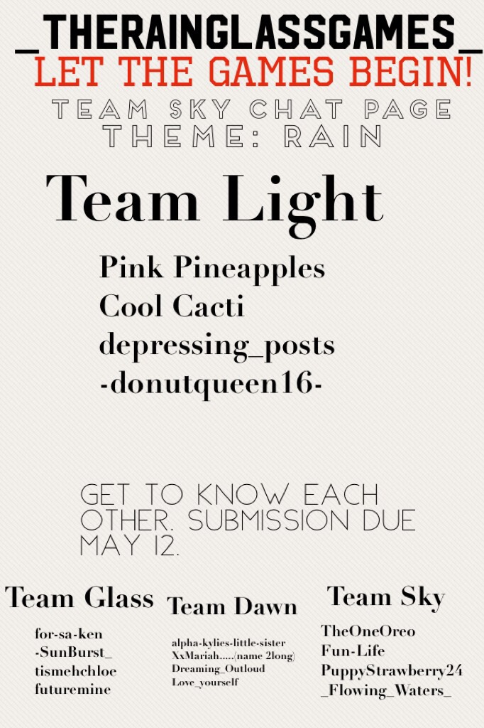 Team Light Chat Page