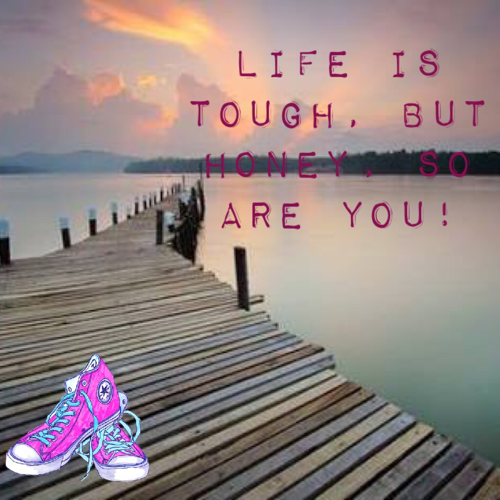 Everyone is tough!!💜