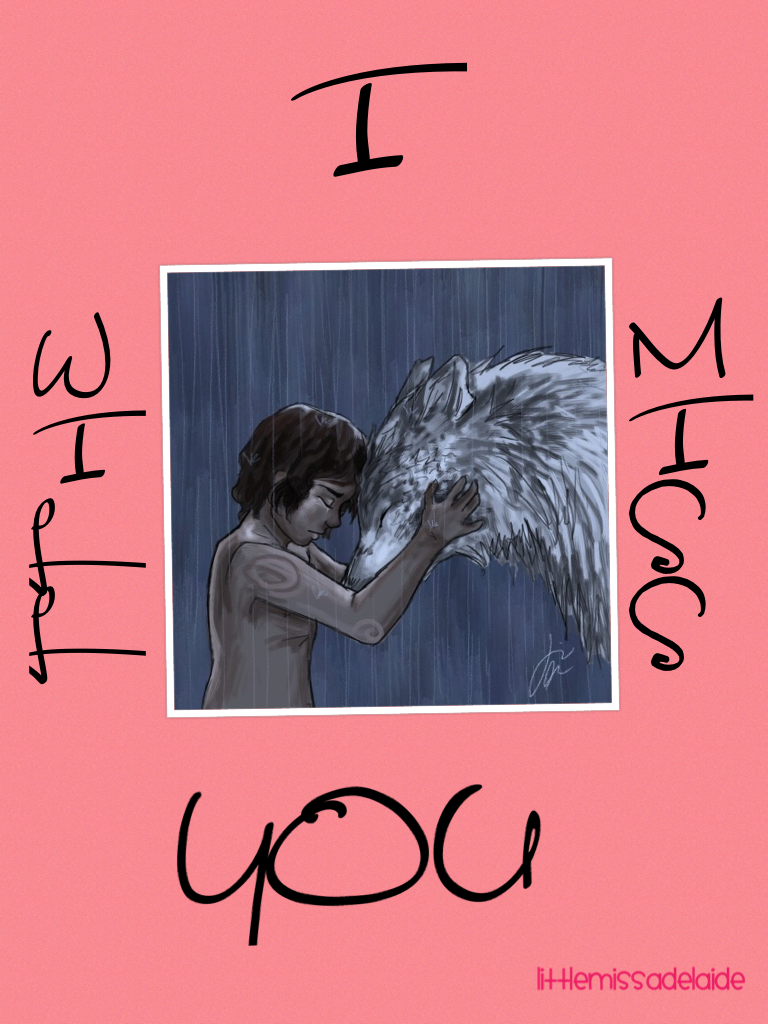 Mowgli and Wolf: Made This For My Friend Who Is Moving Away But I Thought I'd Share It...