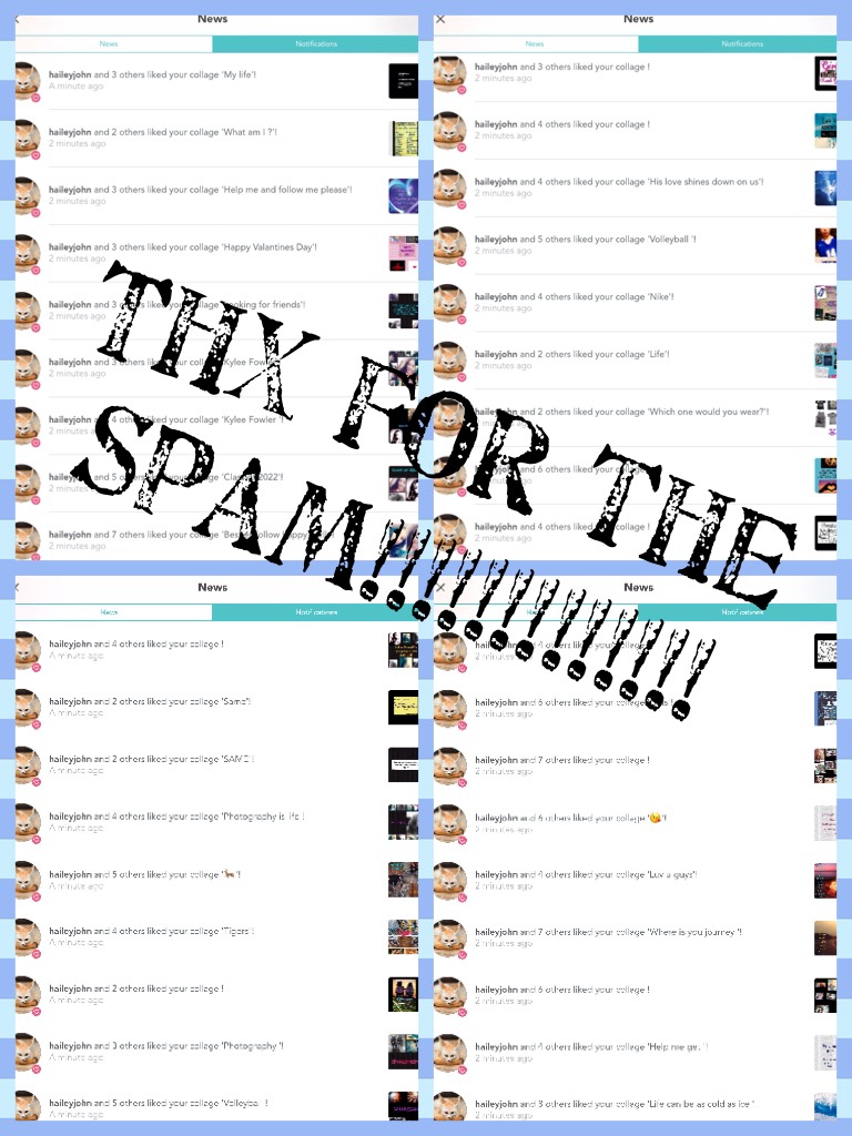 Thx for the spam!!!!!!!!!!!!!