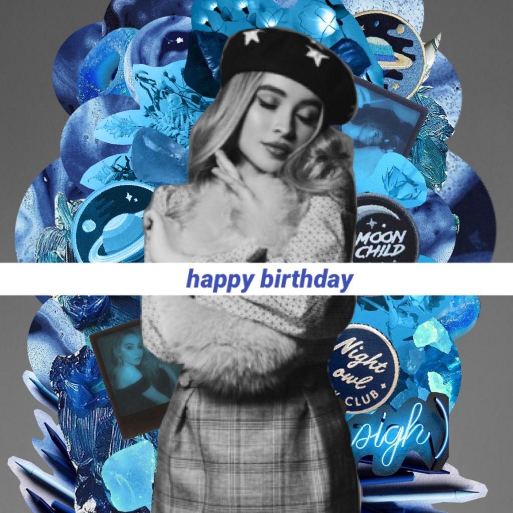 💙PART 1💙
HAPPPPPPY BIRTHDAY SABRINA AHHHH YOU ARE SO INCREDIBLE THANK YOU FOR MAKIG MY LIFE FOR COLOURFUL BECAUSE OF YOU AMAZING PERSONALITY EEK ILYSM
hope y'all like this too HAHAH
💙xoxo, claireeeee💙