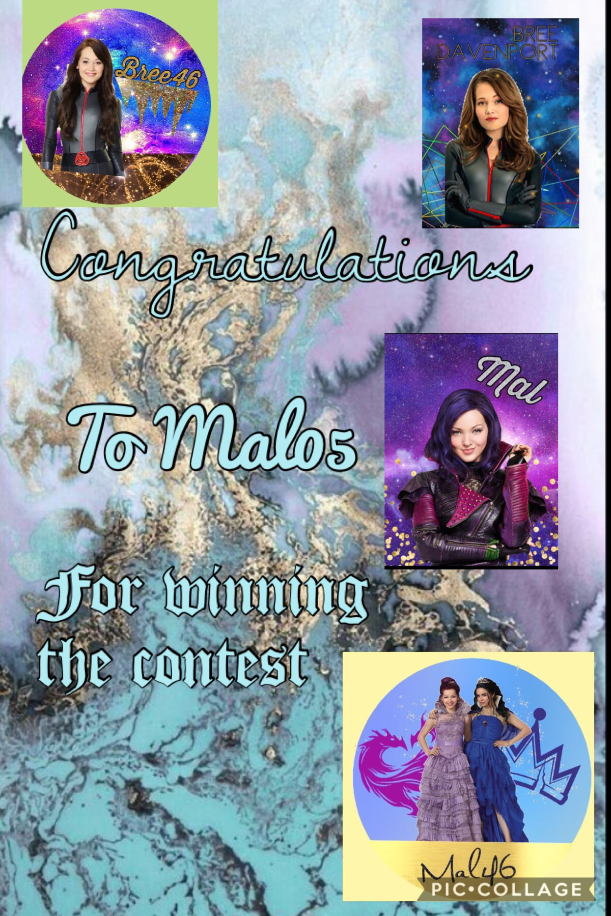 Congratulations to Mal05 for winning the contest 