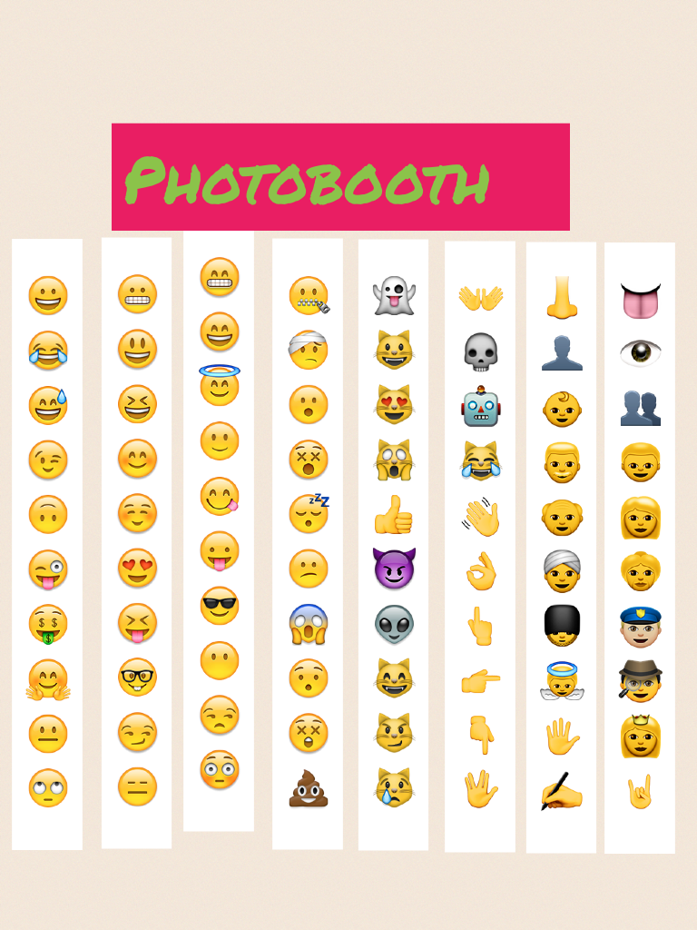 Photobooth 

Emoji style
