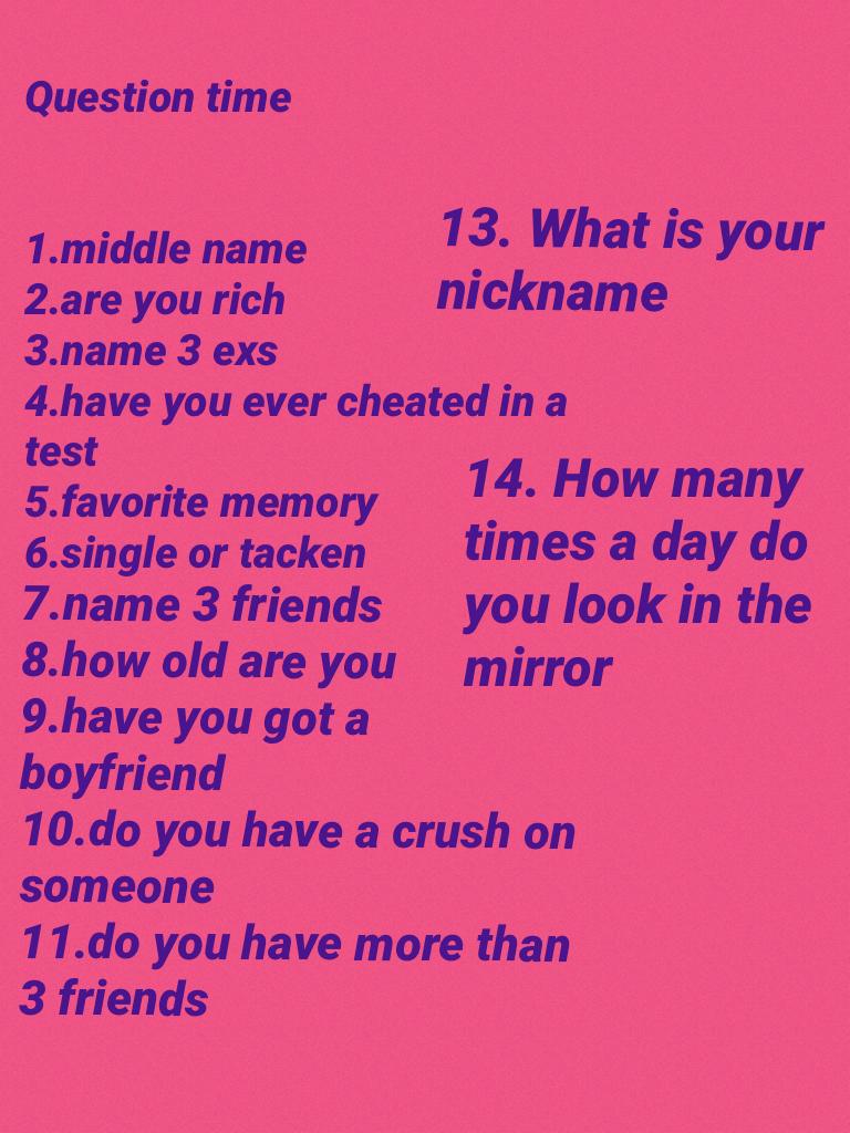 Comment your number of questions 