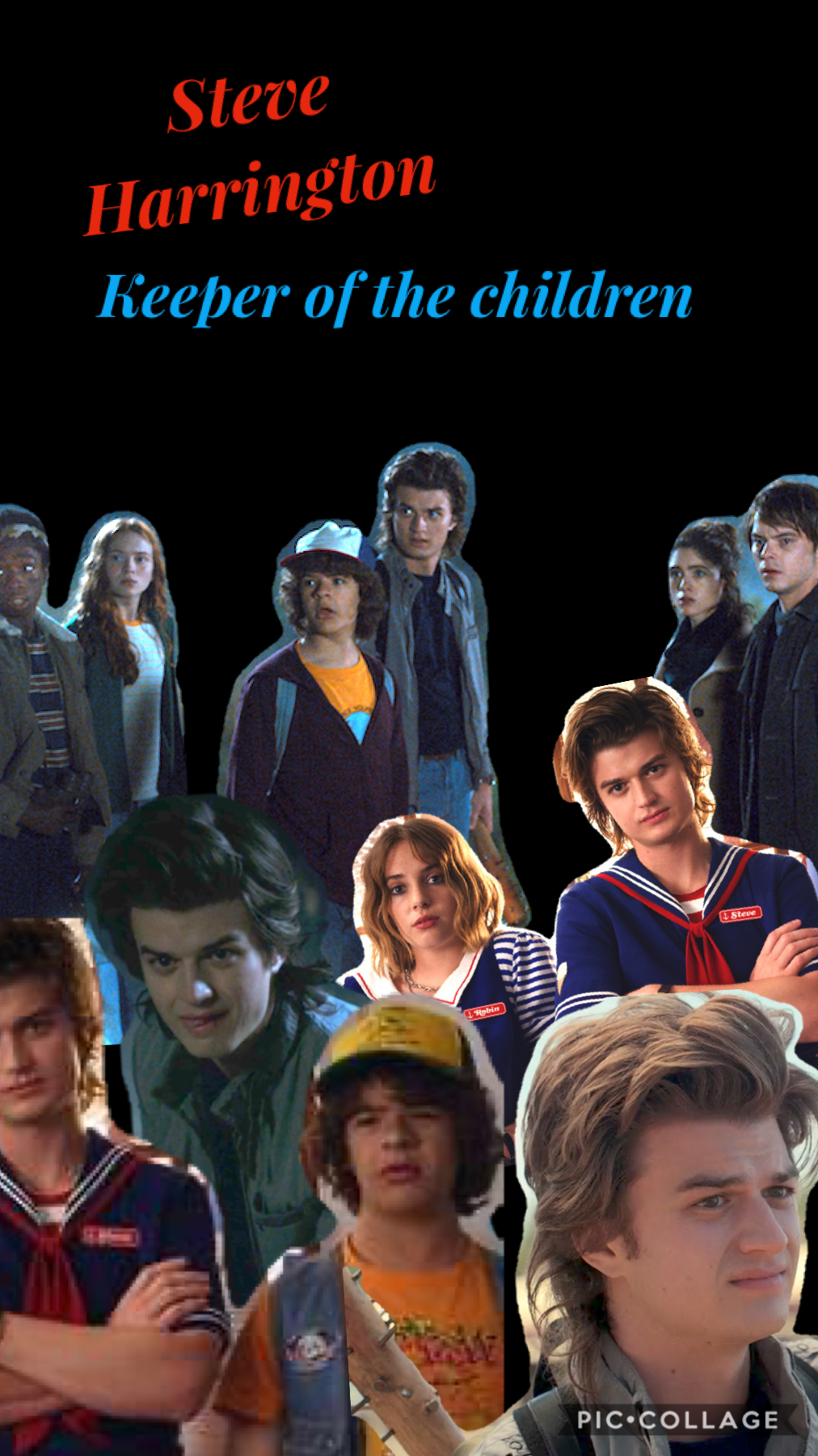 Stranger things characters and titles
Steve Harrington-Keeper of the children
