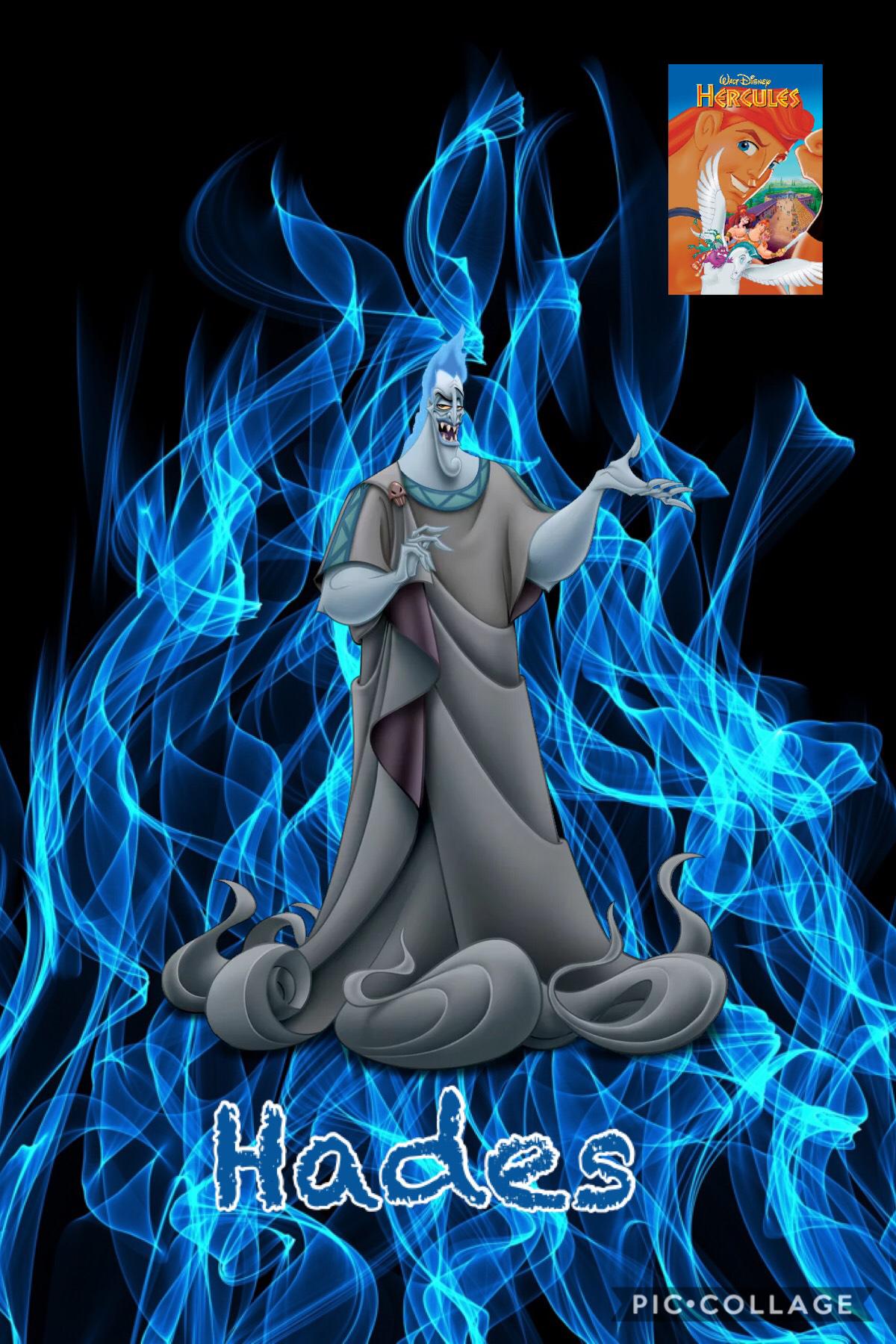 Every day I’m gonna post a Disney character today is hades💙🔥