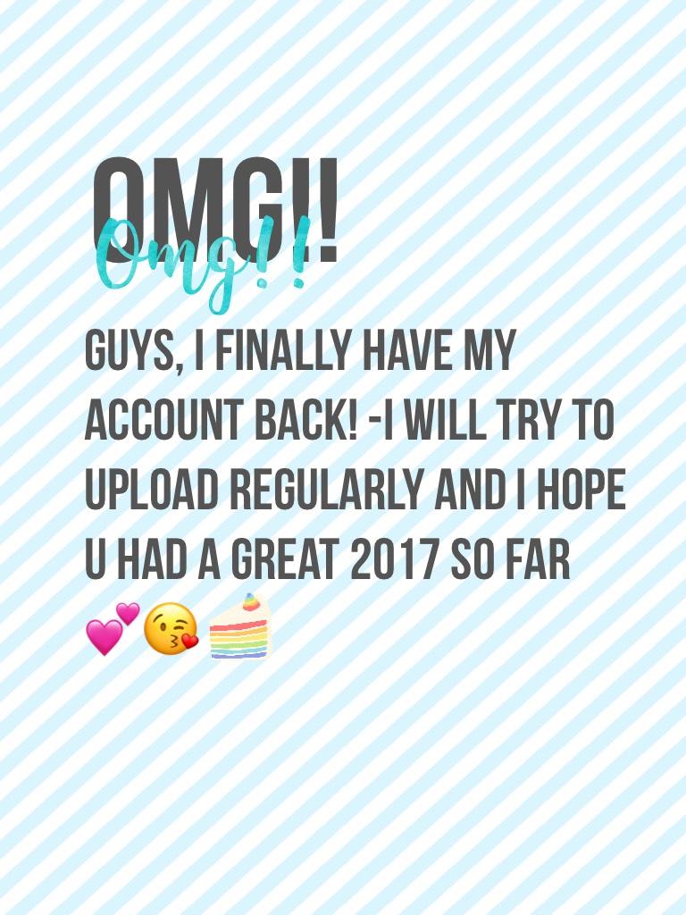 >>T A P<<

Omgg guys- I finally have my account back! I didn't post for almost a year!!!! I'm so sorry but I will try to upload more!💕😊