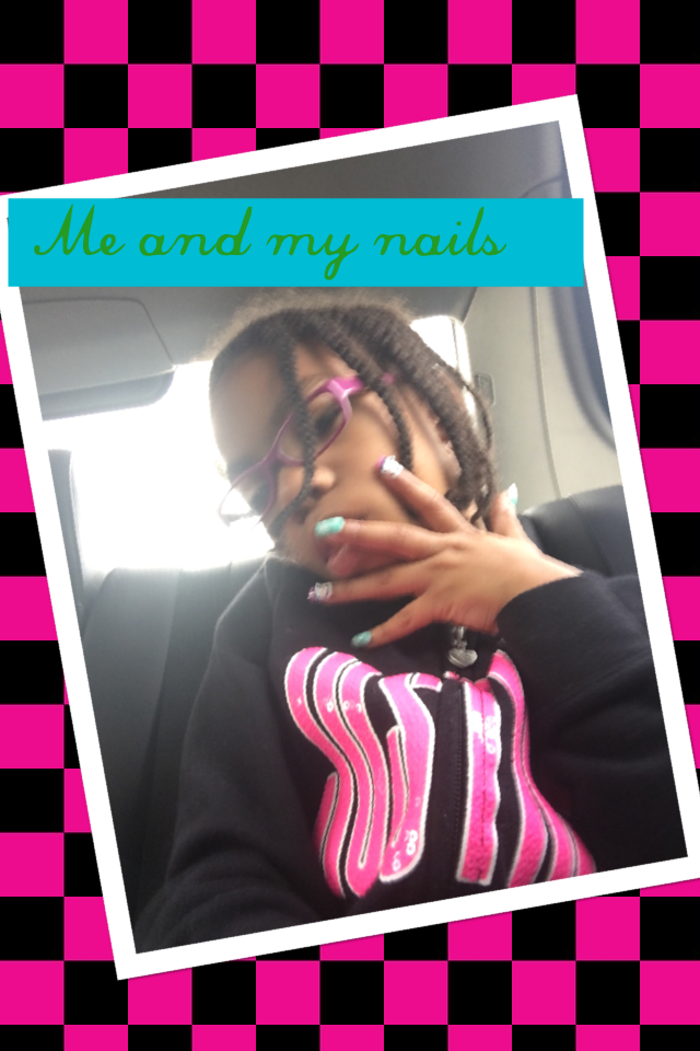 Me and my nails i love these nails amazing like comment and follow