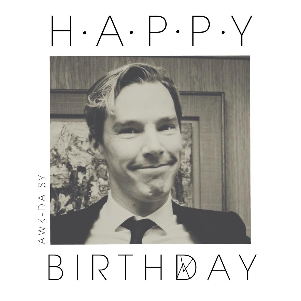 Happy birthday Benedict :3 