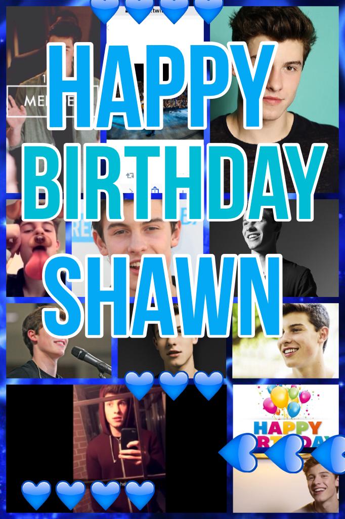 Happy Birthday Shawn!!💜💙 