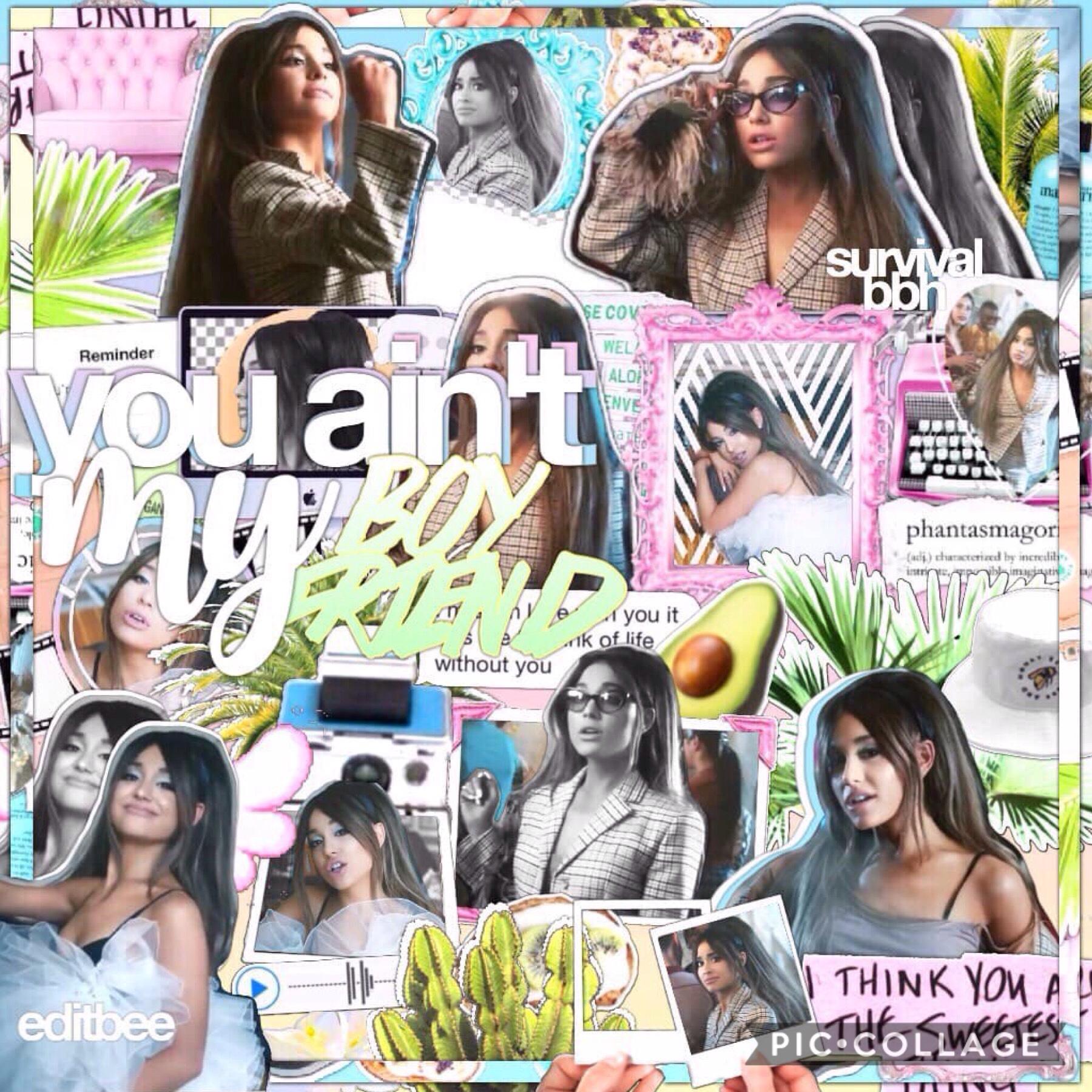 collab with @editbee🐝💗 this song is such a bop. QOTD: favorite ariana song off her album "thank u, next"?💚