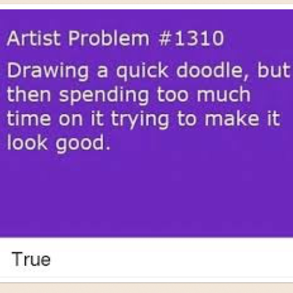 Another artist problem 😂