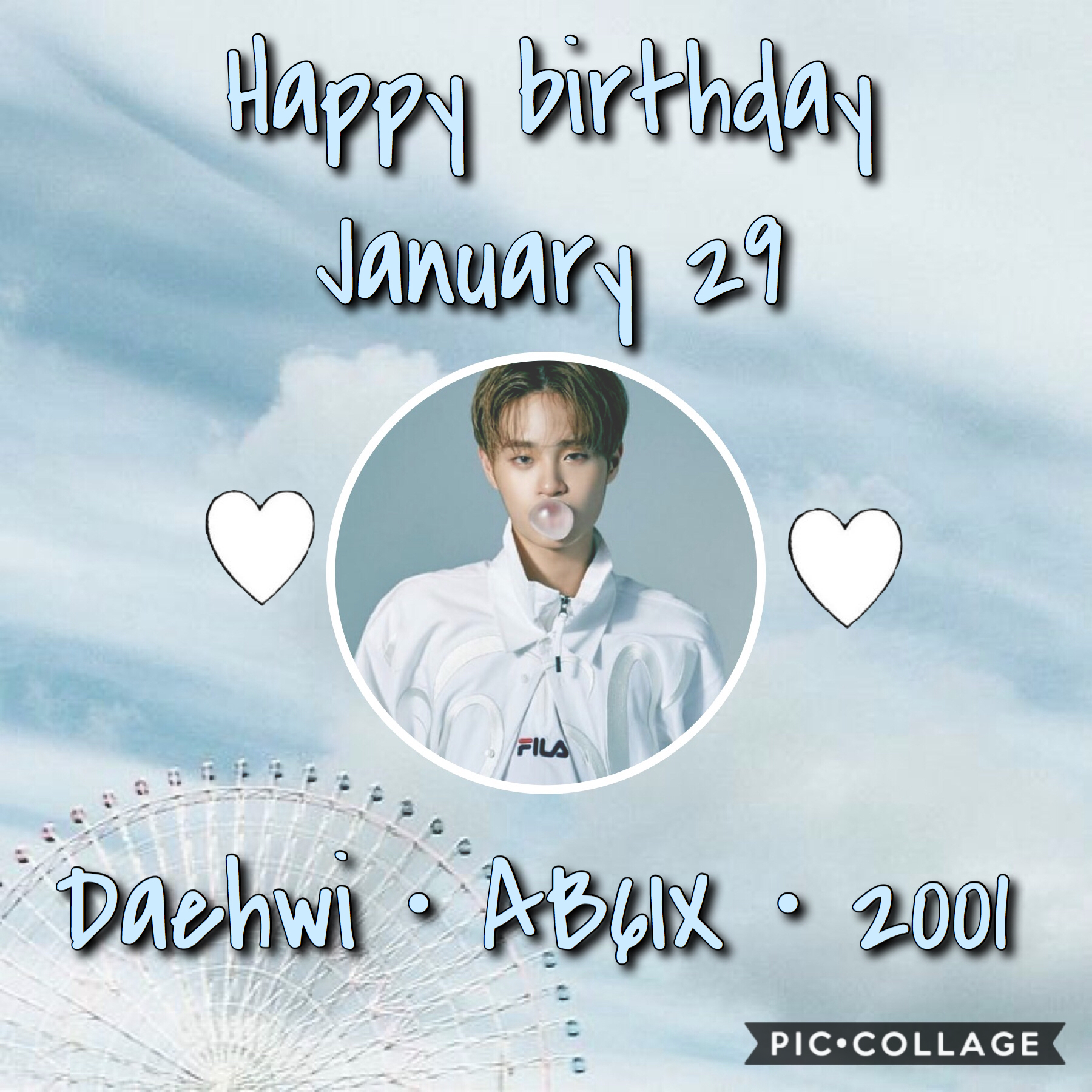 •🎈❄️•
Happy birthday ❤️❤️ Daehwi is so young but has accomplished so much🥺💞
☃️❄️~Whoop~❄️☃️