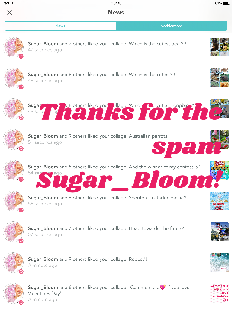 Thanks for the spam Sugar_Bloom!